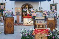 5-	 Литургия под открытым небом, посвященная прибытию Пояса Богородицы, состоялась в Благовещенском храме Актау