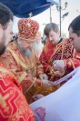 19-	 Литургия под открытым небом, посвященная прибытию Пояса Богородицы, состоялась в Благовещенском храме Актау
