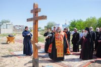 28-	 Литургия под открытым небом, посвященная прибытию Пояса Богородицы, состоялась в Благовещенском храме Актау