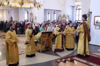 44-Епископ Усть-Каменогорский и Семипалатинский Амфилохий возглавил торжества по случаю престольного праздника Свято-Андреевского собора в Усть-Каменогорске