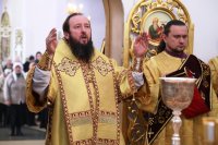 46-Епископ Усть-Каменогорский и Семипалатинский Амфилохий возглавил торжества по случаю престольного праздника Свято-Андреевского собора в Усть-Каменогорске