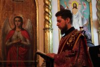 5-Архипастырский визит в Семипалатинск. Литургия Преждеосвященных Даров в Спасо-Воскресенском кафедральном соборе