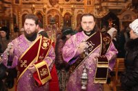 8-Архипастырский визит в Семипалатинск. Литургия Преждеосвященных Даров в Спасо-Воскресенском кафедральном соборе