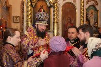 19-Архипастырский визит в Семипалатинск. Литургия Преждеосвященных Даров в Спасо-Воскресенском кафедральном соборе
