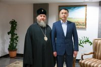 7-Глава Православной Церкви Казахстана обсудил с акимом Актюбинской области вопросы взаимодействия светской и духовной власти в регионе