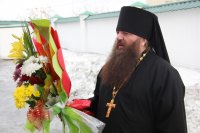 1-Архиерейское богослужение в Знаменско-Абалацком женском монастыре города Семипалатинска