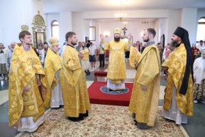 Служение епископа Амфилохия в Неделю всех святых