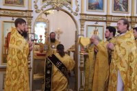 9-Епископ Амфилохий совершил воскресную Литургию в кафедральном храме Усть-Каменогорска