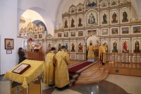11-Епископ Амфилохий совершил воскресную Литургию в кафедральном храме Усть-Каменогорска