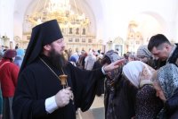 25-Епископ Амфилохий совершил воскресную Литургию в кафедральном храме Усть-Каменогорска