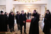 2-Аким Восточно-Казахстанской области Д.К.Ахметов посетил Андреевский кафедральный собор Усть-Каменогорска