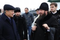 8-Аким Восточно-Казахстанской области Д.К.Ахметов посетил Андреевский кафедральный собор Усть-Каменогорска