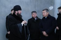 9-Аким Восточно-Казахстанской области Д.К.Ахметов посетил Андреевский кафедральный собор Усть-Каменогорска