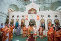 38-Митрополит Астанайский и Казахстанский Александр и митрополит Астраханский и Камызякский Иона возглавили церковные торжества по случаю принесения Пояса Богородицы в Астрахань