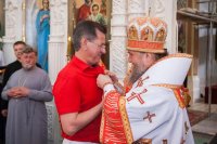 39-Митрополит Астанайский и Казахстанский Александр и митрополит Астраханский и Камызякский Иона возглавили церковные торжества по случаю принесения Пояса Богородицы в Астрахань