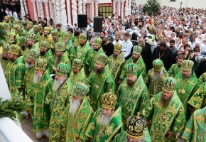 Преосвященный Амфилохий, епископ Усть-Каменогорский и Семипалатинский, принял участие в торжествах, посвященных 700-летию со дня рождения преподобного Сергия Радонежского, в Свято-Троицкой Сергиевой лавре