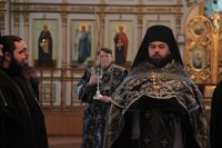 1-Соборное служение Литургии Преждеосвященных Даров в главном кафедральном храме епархии