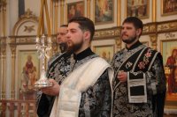 7-Соборное служение Литургии Преждеосвященных Даров в главном кафедральном храме епархии