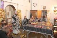10-Соборное служение Литургии Преждеосвященных Даров в главном кафедральном храме епархии