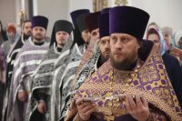 21-Соборное служение Литургии Преждеосвященных Даров в главном кафедральном храме епархии