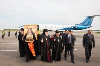 5-Северный Казахстан встречает Пояс Приснодевы Марии – святыня прибыла в Петропавловск 