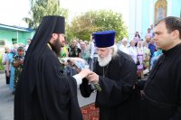 4-Преосвященный Епископ Амфилохий возглавил Божественную литургию в Спасо-Воскресенском кафедральном соборе г.Семипалатинска