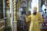 12-Преосвященный Епископ Амфилохий возглавил Божественную литургию в Спасо-Воскресенском кафедральном соборе г.Семипалатинска