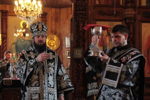 Литургия Преждеосвященных Даров в Свято-Покровском храме города Усть-Каменогорска