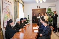 6-В ходе визита в Павлодар состоялась встреча митрополита Александра с акимом Павлодарской области