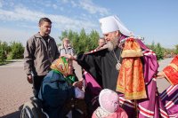 2-В день памяти апостола любви в Павлодаре состоялось праздничное богослужение по случаю принесения Пояса Богородицы