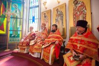 14-В день памяти апостола любви в Павлодаре состоялось праздничное богослужение по случаю принесения Пояса Богородицы