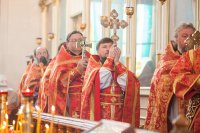 17-В день памяти апостола любви в Павлодаре состоялось праздничное богослужение по случаю принесения Пояса Богородицы