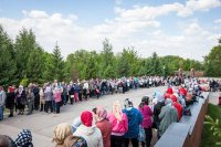 26-В день памяти апостола любви в Павлодаре состоялось праздничное богослужение по случаю принесения Пояса Богородицы