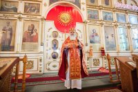 28-В день памяти апостола любви в Павлодаре состоялось праздничное богослужение по случаю принесения Пояса Богородицы