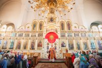 29-В день памяти апостола любви в Павлодаре состоялось праздничное богослужение по случаю принесения Пояса Богородицы