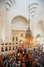 32-В день памяти апостола любви в Павлодаре состоялось праздничное богослужение по случаю принесения Пояса Богородицы