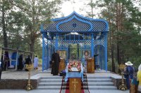 9-Божественная литургия Архиерейским чином на Святом Ключе г.Семипалатинска