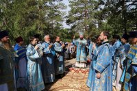 16-Божественная литургия Архиерейским чином на Святом Ключе г.Семипалатинска