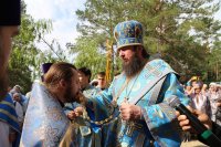 25-Божественная литургия Архиерейским чином на Святом Ключе г.Семипалатинска