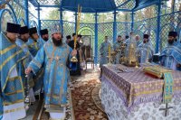 27-Божественная литургия Архиерейским чином на Святом Ключе г.Семипалатинска
