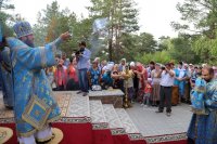28-Божественная литургия Архиерейским чином на Святом Ключе г.Семипалатинска