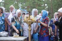 32-Божественная литургия Архиерейским чином на Святом Ключе г.Семипалатинска