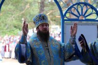 38-Божественная литургия Архиерейским чином на Святом Ключе г.Семипалатинска