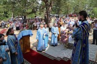 45-Божественная литургия Архиерейским чином на Святом Ключе г.Семипалатинска