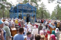 60-Божественная литургия Архиерейским чином на Святом Ключе г.Семипалатинска
