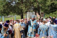 76-Божественная литургия Архиерейским чином на Святом Ключе г.Семипалатинска