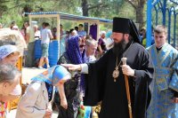 84-Божественная литургия Архиерейским чином на Святом Ключе г.Семипалатинска