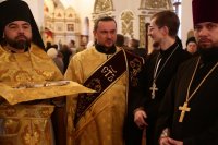1-Преосвященный епископ Амфилохий совершил Воскресную литургию в соборе Андрея Первозванного г.Усть-Каменогорска