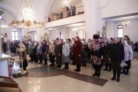 23-Преосвященный епископ Амфилохий совершил Воскресную литургию в соборе Андрея Первозванного г.Усть-Каменогорска