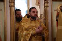 28-Преосвященный епископ Амфилохий совершил Воскресную литургию в соборе Андрея Первозванного г.Усть-Каменогорска